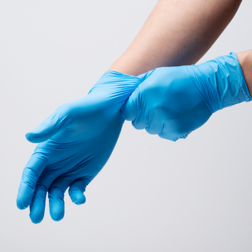 Blue nitrile powder free examination gloves - Pinnacle Protection Enterprises